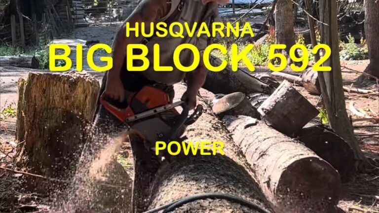 How I Break In A New Husqvarna 592xp Chainsaw YouTube