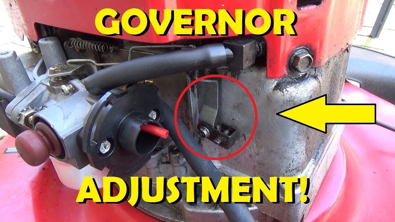 How To Adjust RPM On Mower W No Carb Adjustments YouTube