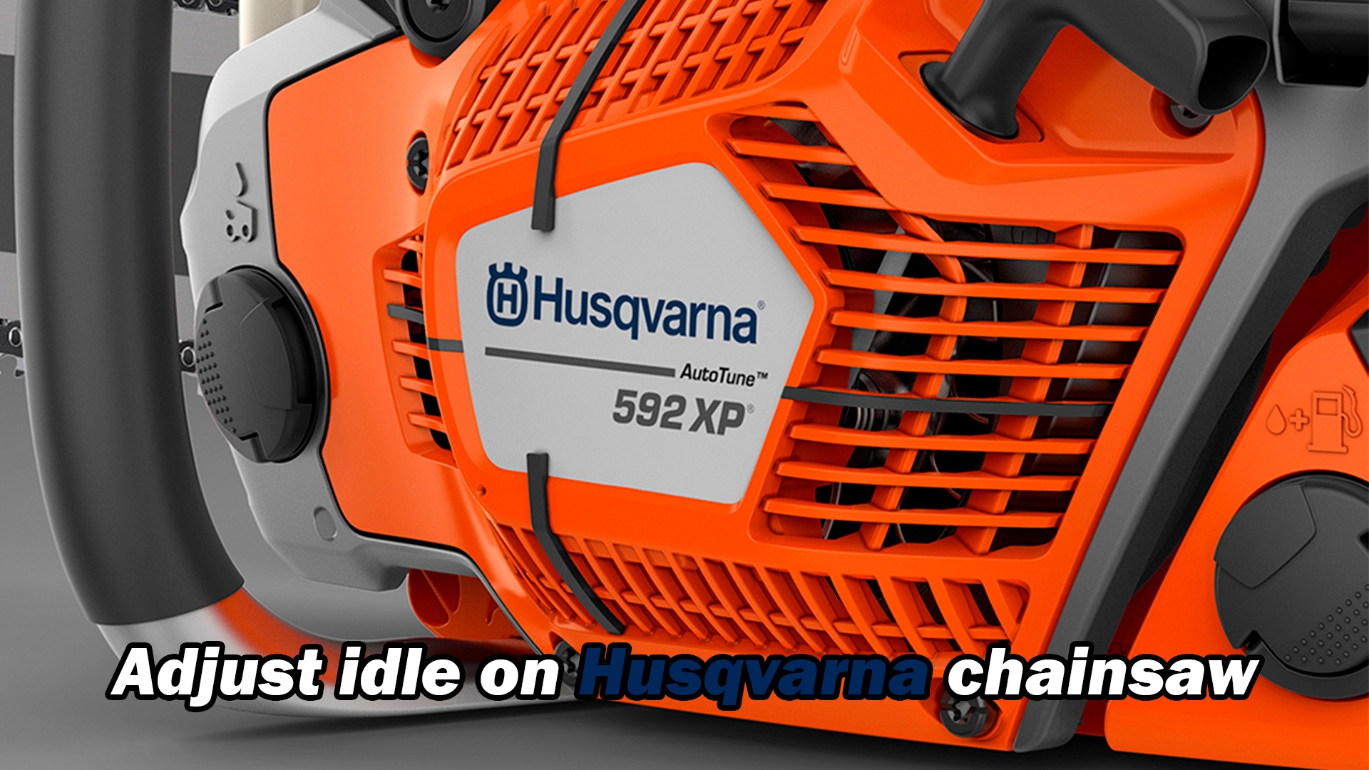 How To Adjust The Idle On A Husqvarna Chainsaw CHAINSAW PARTS