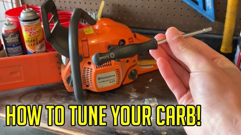 How To Adjust Tune A Chainsaw Carburetor Husqvarna Stihl BEST Way YouTube