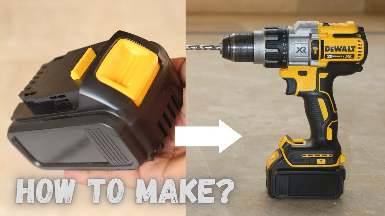 How To Build A 20v Max Battery For All DeWalt Drill Drivers Easy At Home Making Dewalt Battery DIY YouTube