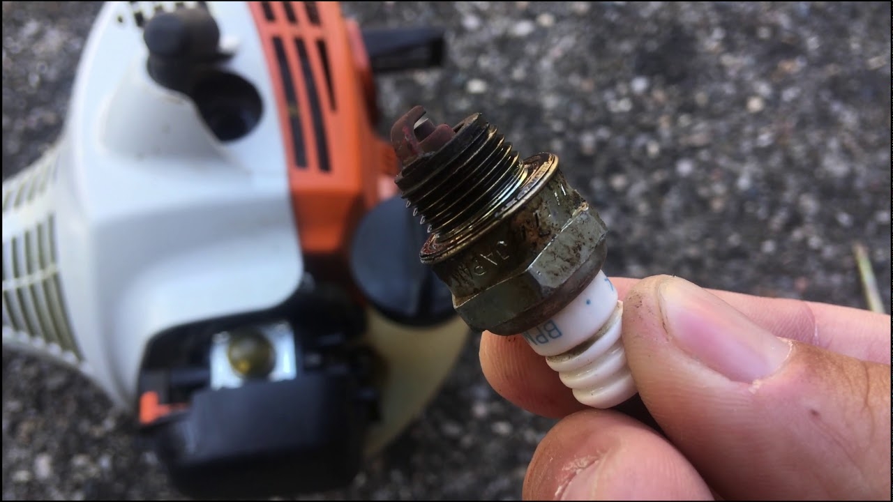 How To Change A Spark Plug On Stihl Husqvarna Etc Weed eater Or Small Engine YouTube