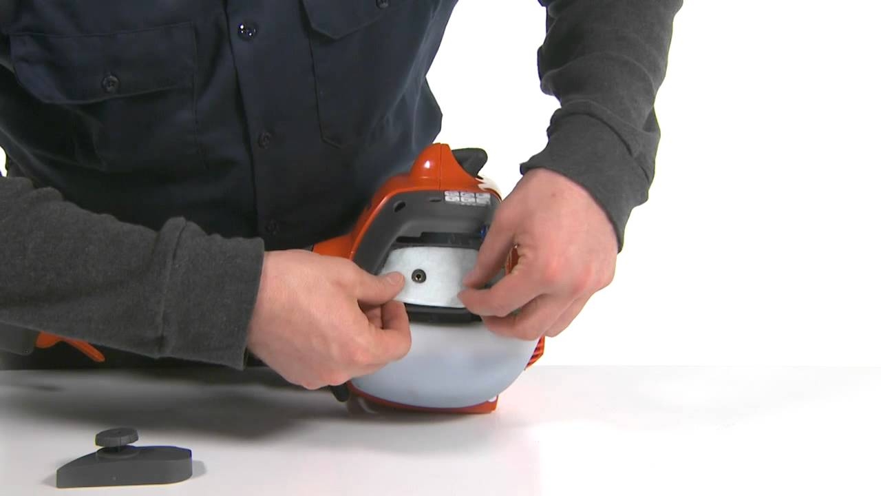 How To Change An Air Filter In A Husqvarna String Trimmer YouTube