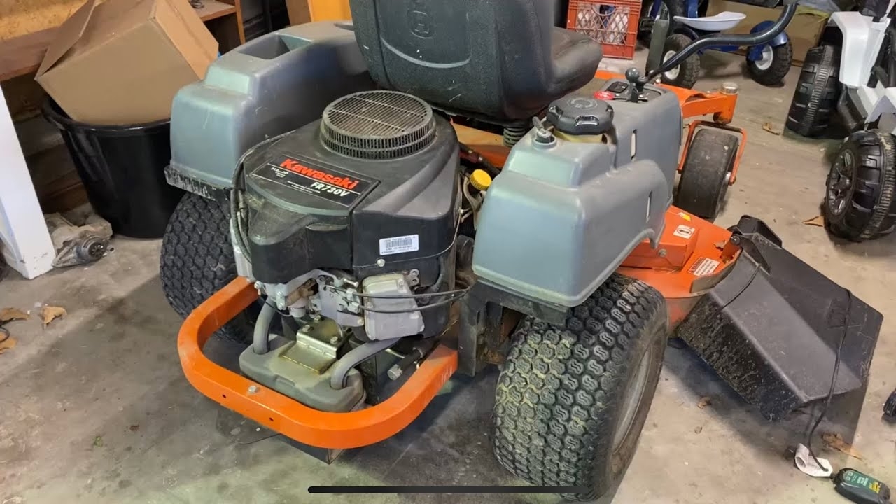 How To Change Oil And Oil Filter Husqvarna Zero Turn YouTube