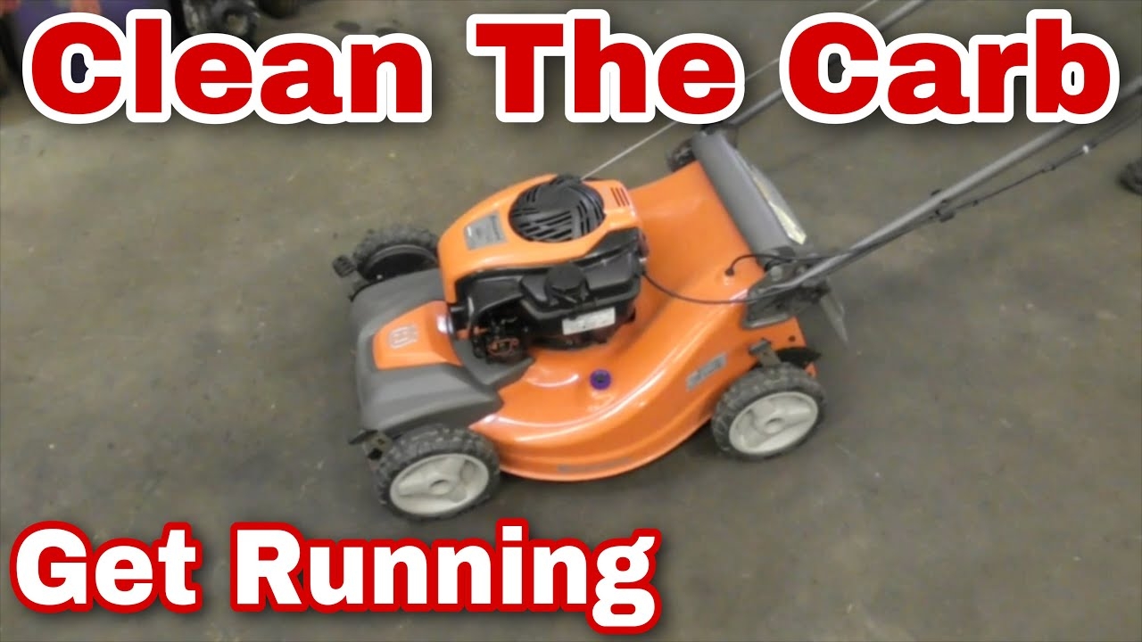 How To Clean The Carburetor On A Push Mower New Plastic Style Briggs Carb YouTube