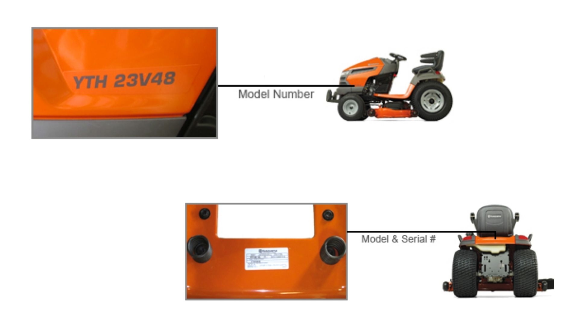 How To Find Serial Number Location For Husqvarna Lawn Tractor