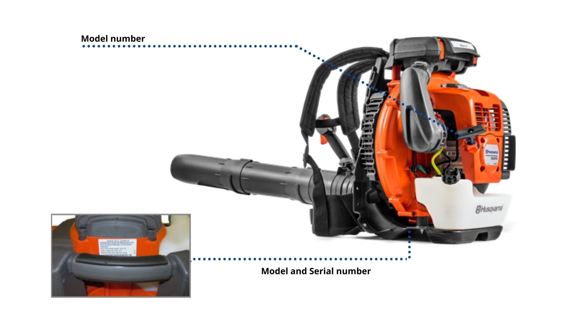How To Find Serial Number Location For Husqvarna Leaf Blower Husqvarna Parts