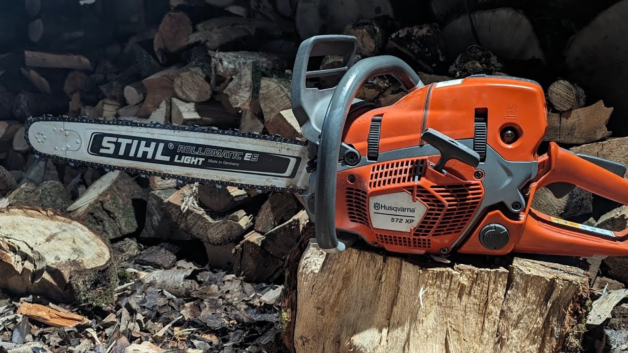 How To Fit A Stihl Light Bar To A Husqvarna 572xp with Hexa Chain YouTube