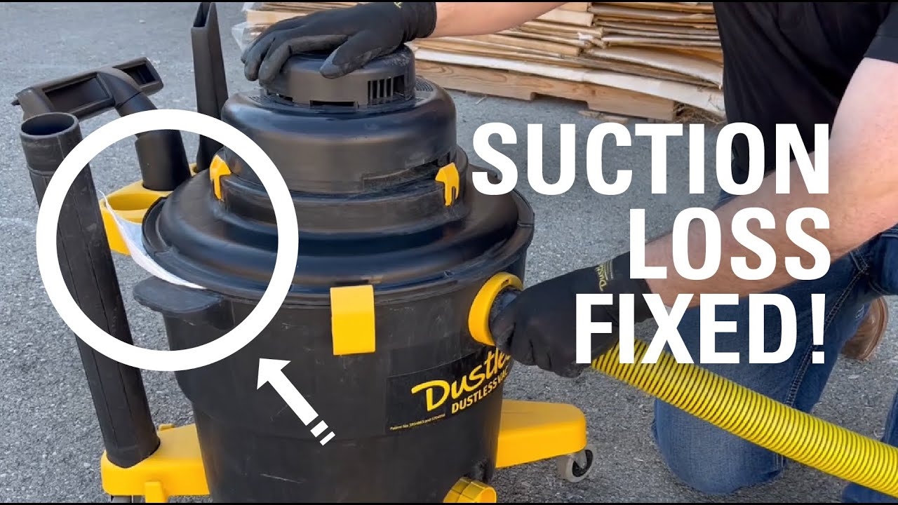 How To Fix A Shop Vacuum Cleaner With No Suction Dustless Technologies YouTube