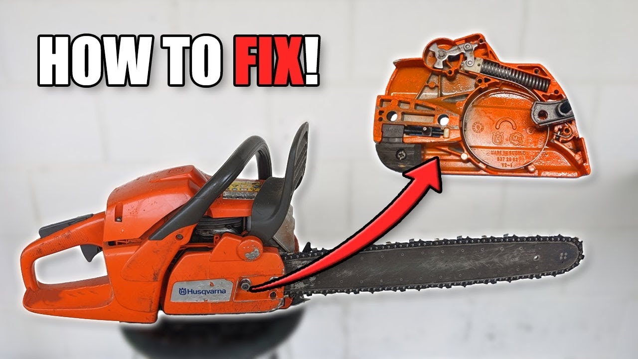 How To Fix A Stuck Chainsaw Brake YouTube