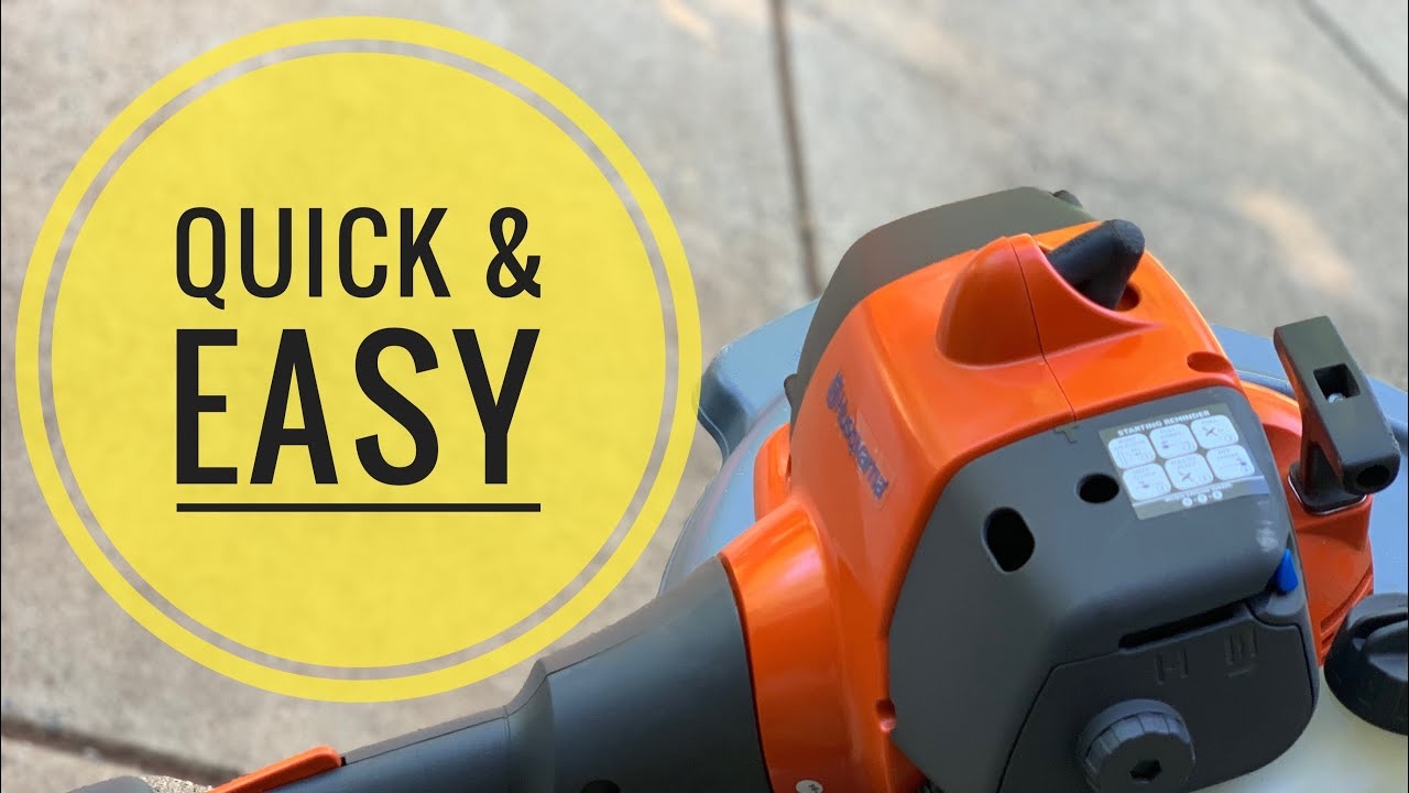 How To Fix A Weed Eater That s Bogging Down Carb And Idle Adjustment Husqvarna YouTube