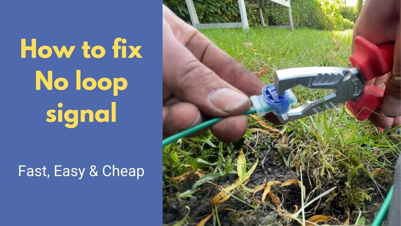 How To Fix No Loop Signal Automower Easy Cheap YouTube