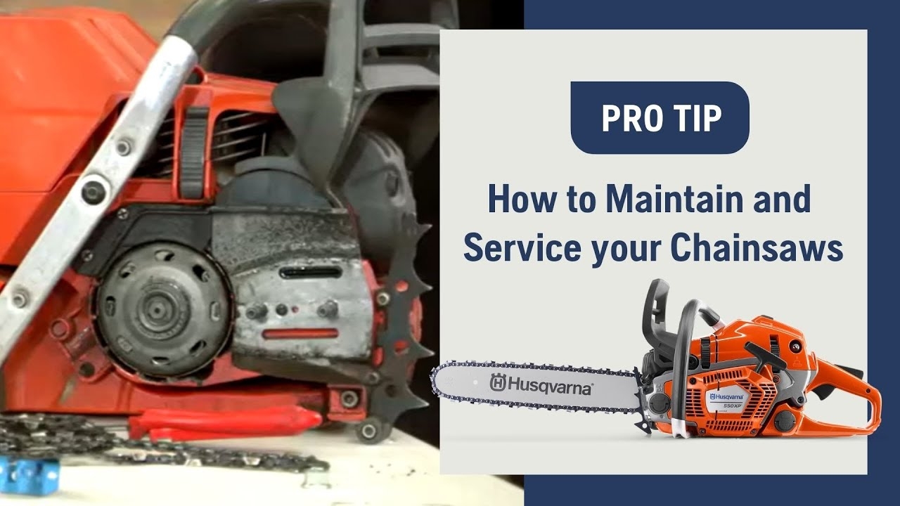 How To Maintain And Service Your Chainsaw Husqvarna YouTube