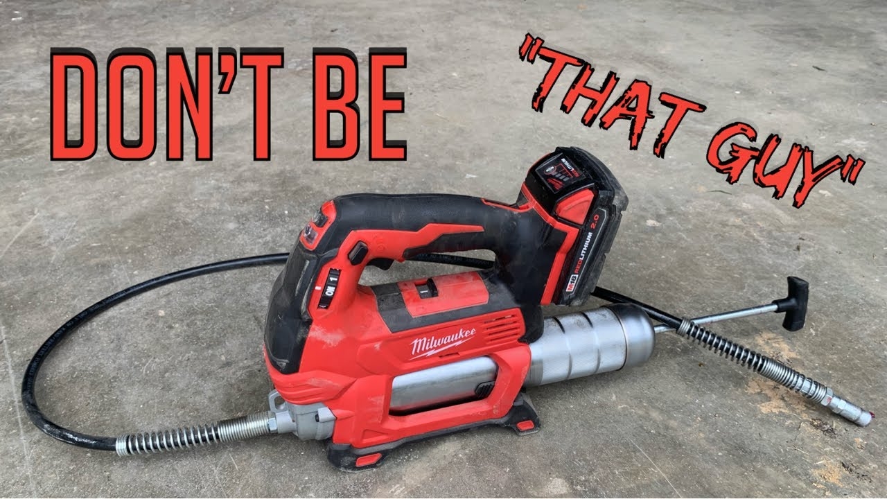 HOW TO Milwaukee Grease Gun Reload YouTube
