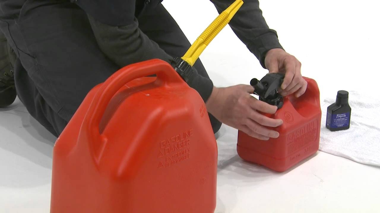 How To Mix Fuel For A Husqvarna Two Stroke Engine Chainsaw YouTube