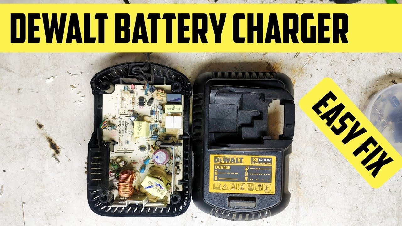 How To Repair DeWalt Battery Charger DCB105 Easy Fix DeWalt Battery Charger dewaltcharger YouTube