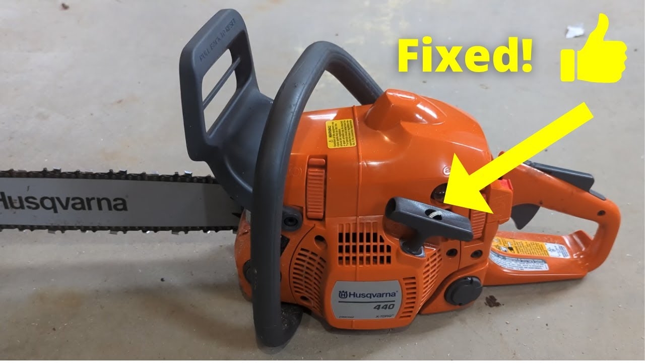How To Replace Husqvarna Chainsaw Pull Cord YouTube