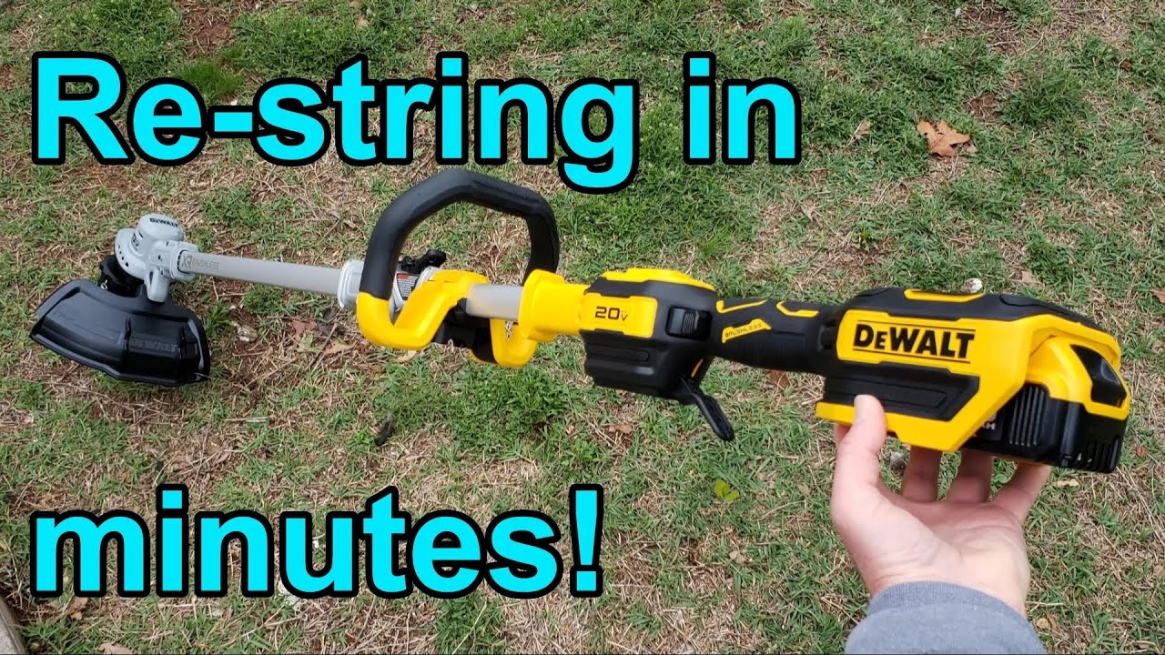 How To Replace Reload String On Dewalt Trimmer 20V Or 60V YouTube