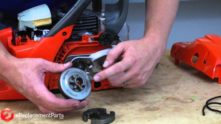 How To Replace The Clutch On A Chainsaw YouTube