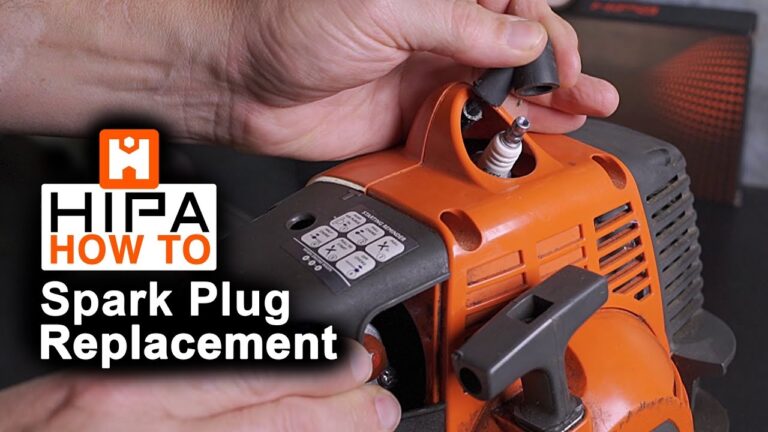 How To Replace The Spark Plug Husqvarna Trimmer Hipa How To 011 YouTube