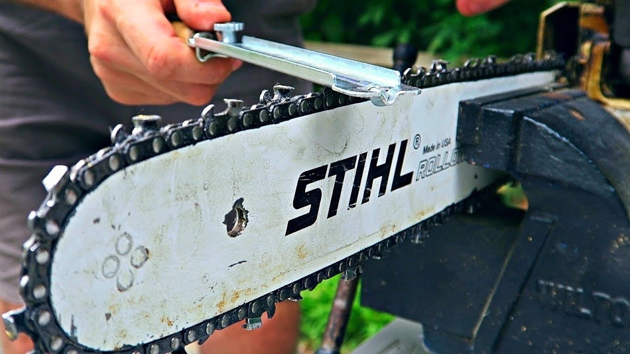 How To Sharpen A Chainsaw YouTube