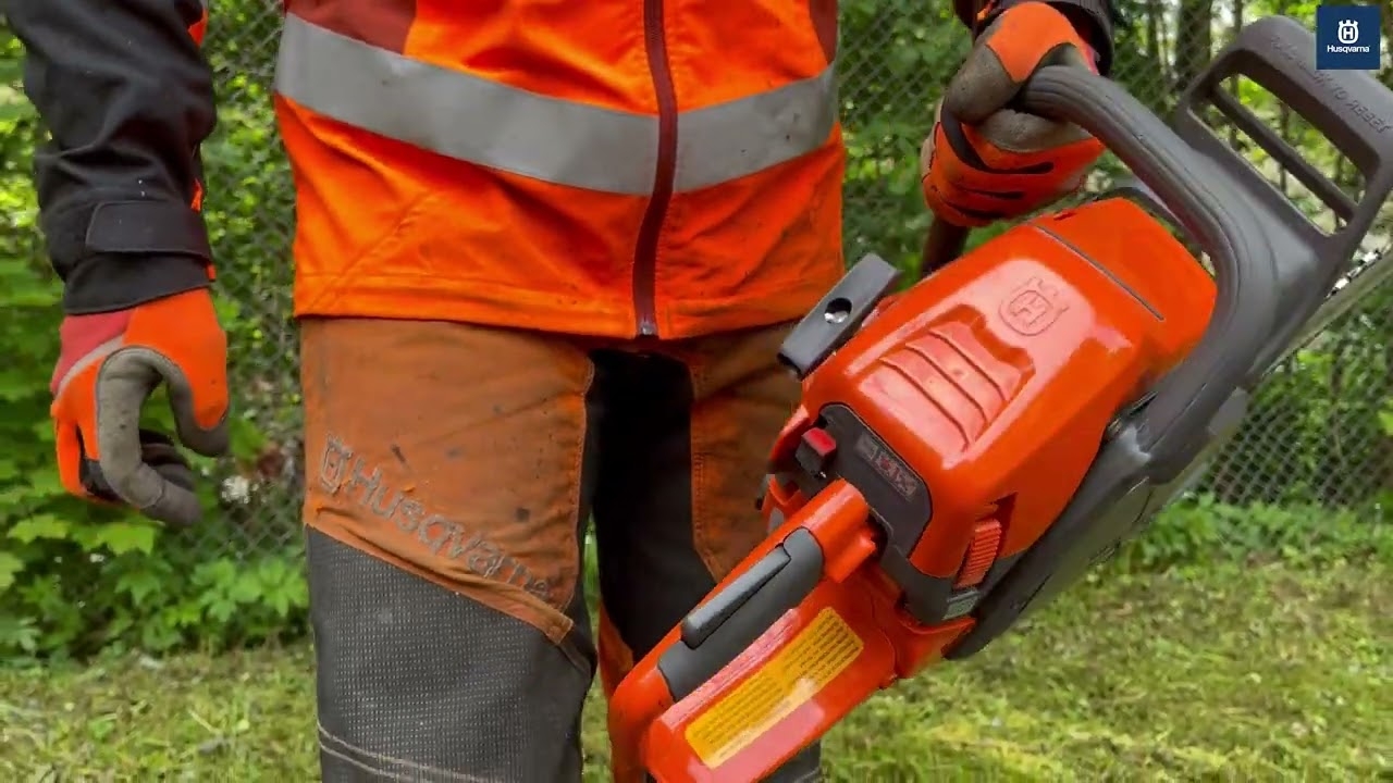 How To Start A Petrol Chainsaw Husqvarna IE