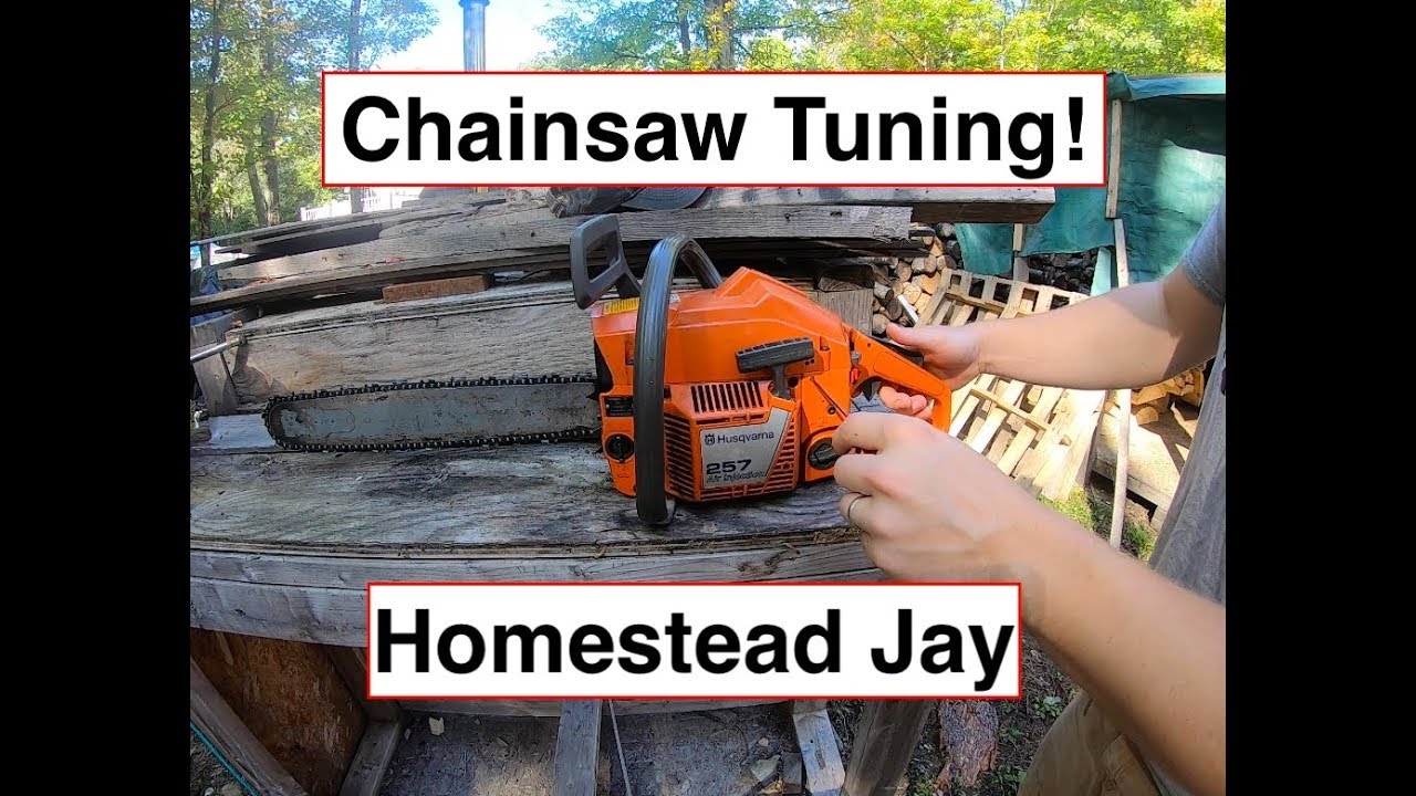 How To Tune A Carburetor On A Chainsaw EP 73 YouTube