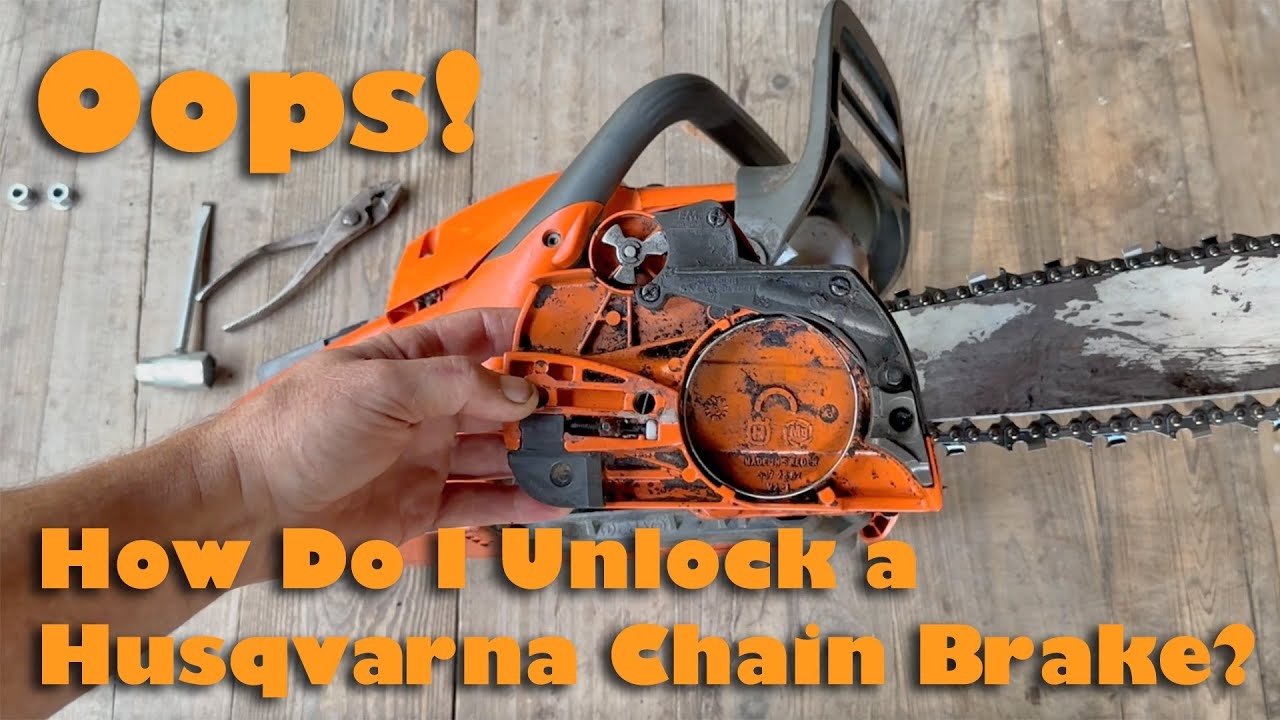 youtube husqvarna 240e chainsaw chain adjustrt mechanism