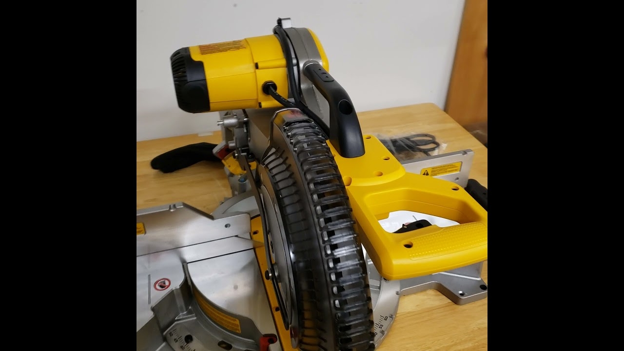How To Unlock Your Dewalt Miter Saw Arm YouTube