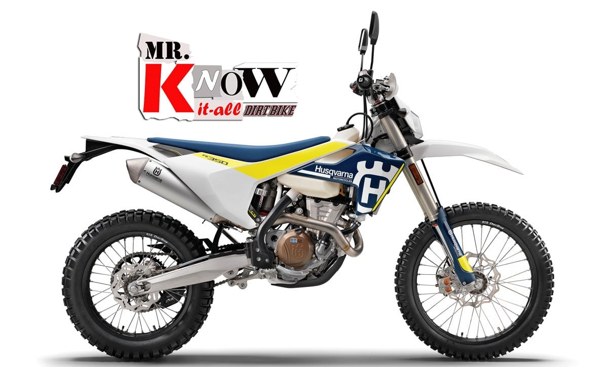 HUSKY OVERHEATING MR KNOW IT ALL Dirt Bike Magazine