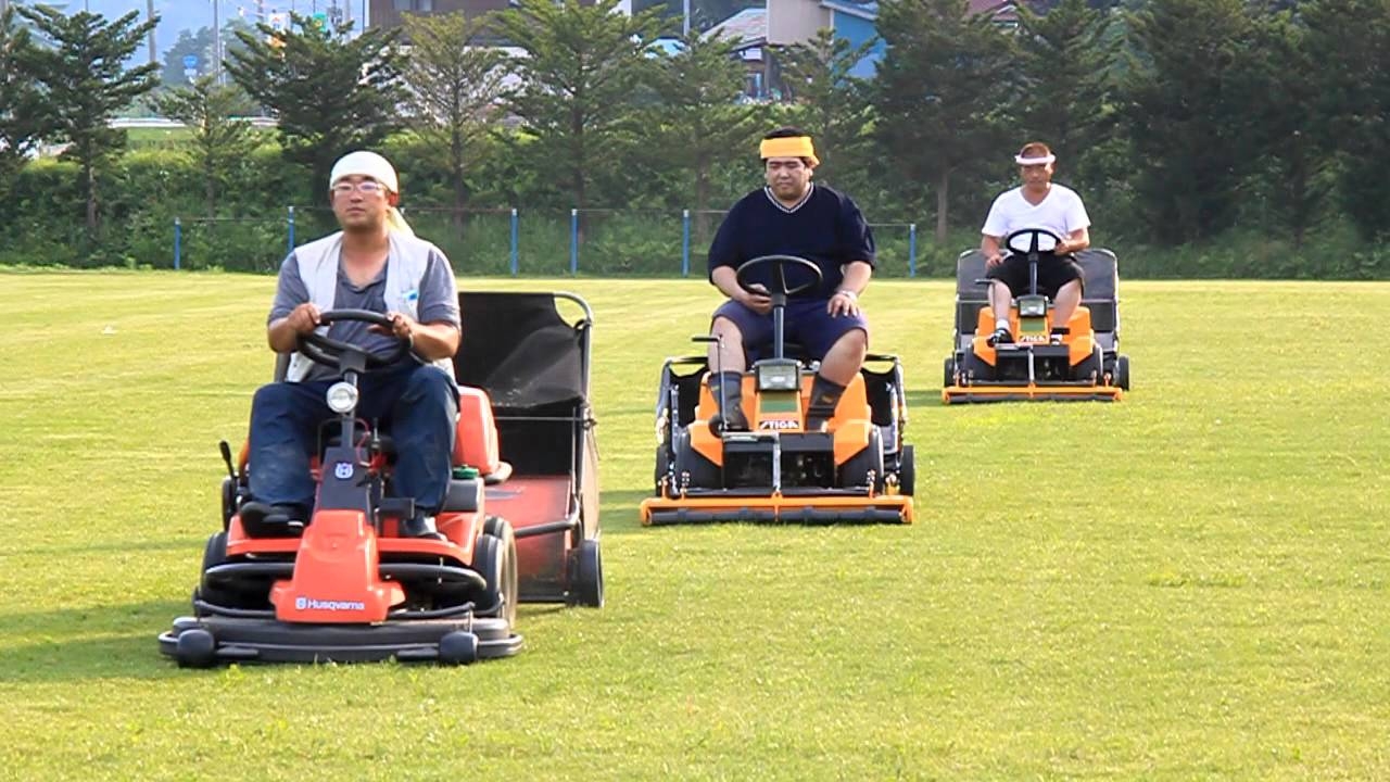 Husq And Stiga Mower In Matashige wmv YouTube