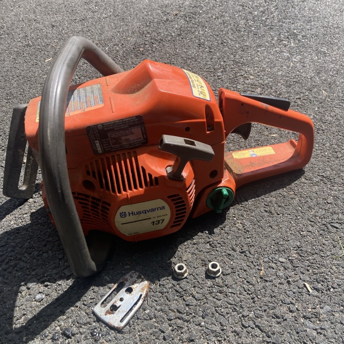 Husqvara Chainsaw 137 E Series Runs But Needs Repair EBay