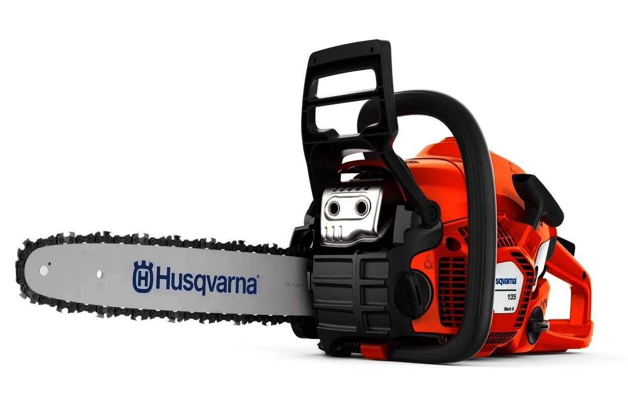 Husqvarna 135 Mark II Gas Chainsaw Orange Chainsaws Husqvarna C A L Ranch