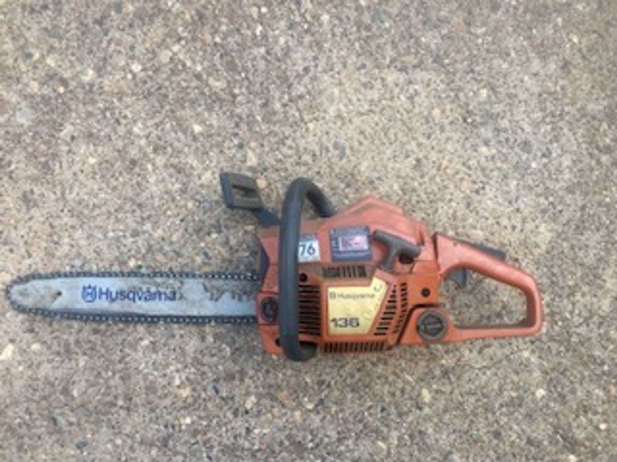 HUSQVARNA 136 CHAINSAW Auctioneer Express