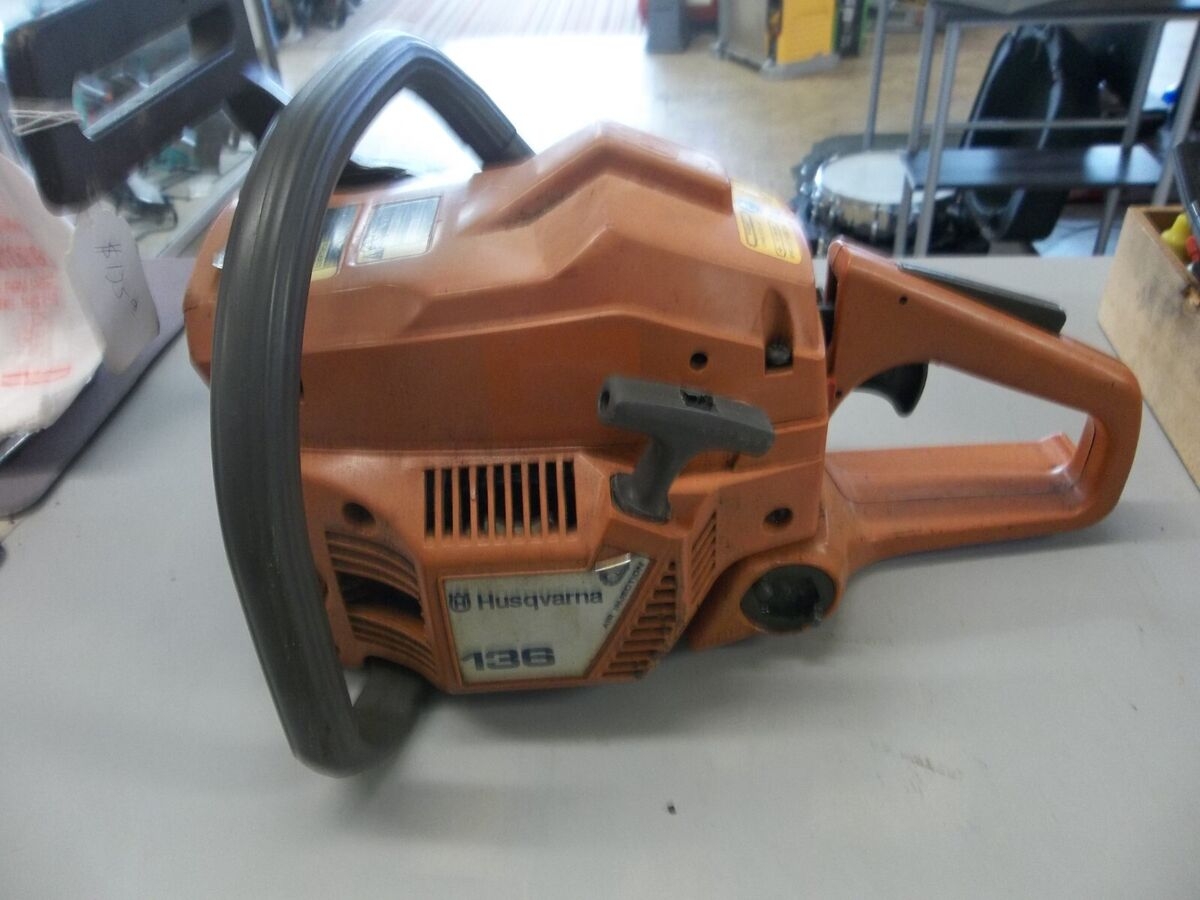 Husqvarna 136 Chainsaw For Parts Or Repair EBay