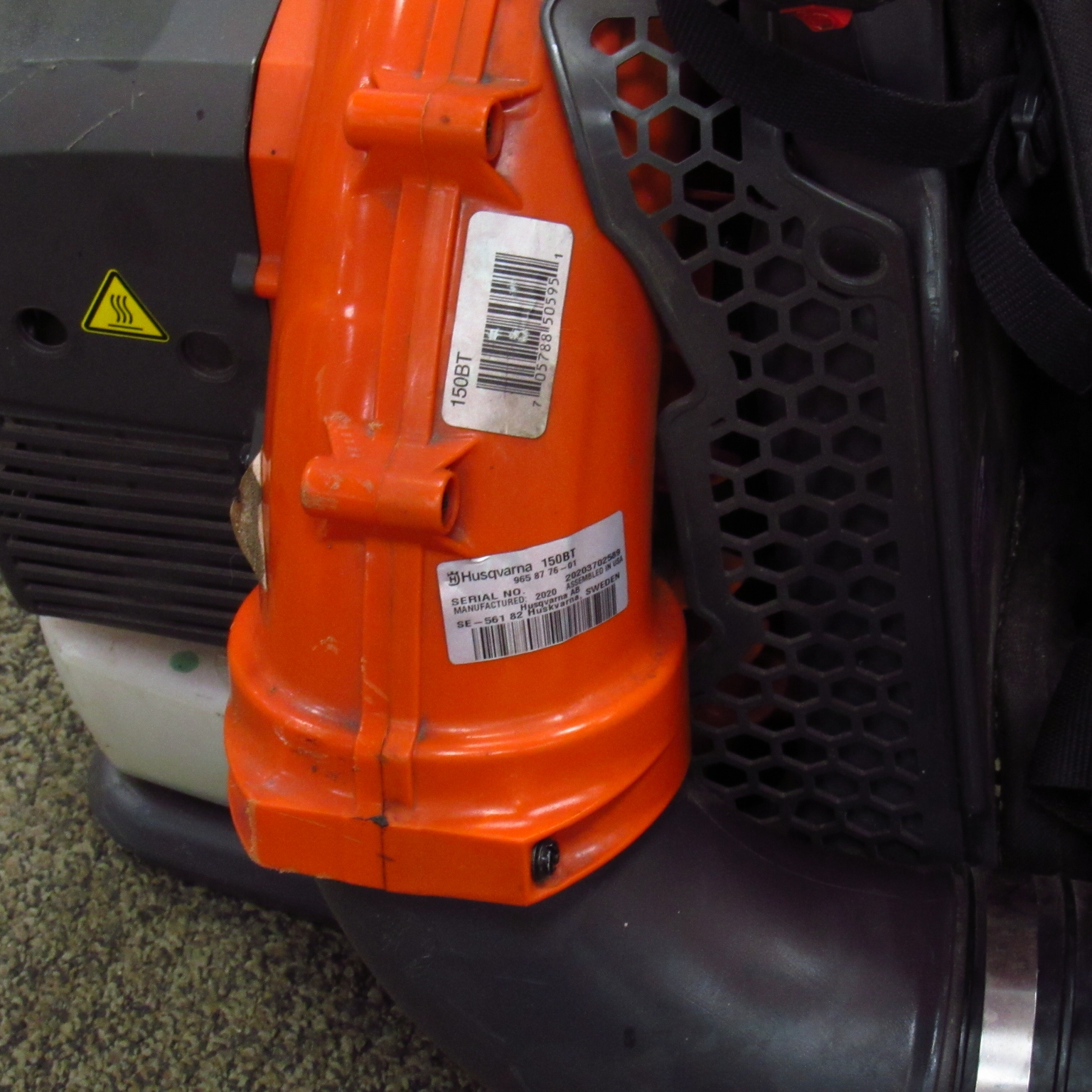 Husqvarna 150BT Gas Powered 50 2cc Backpack Air Leaf Blower Local Pick Up Only