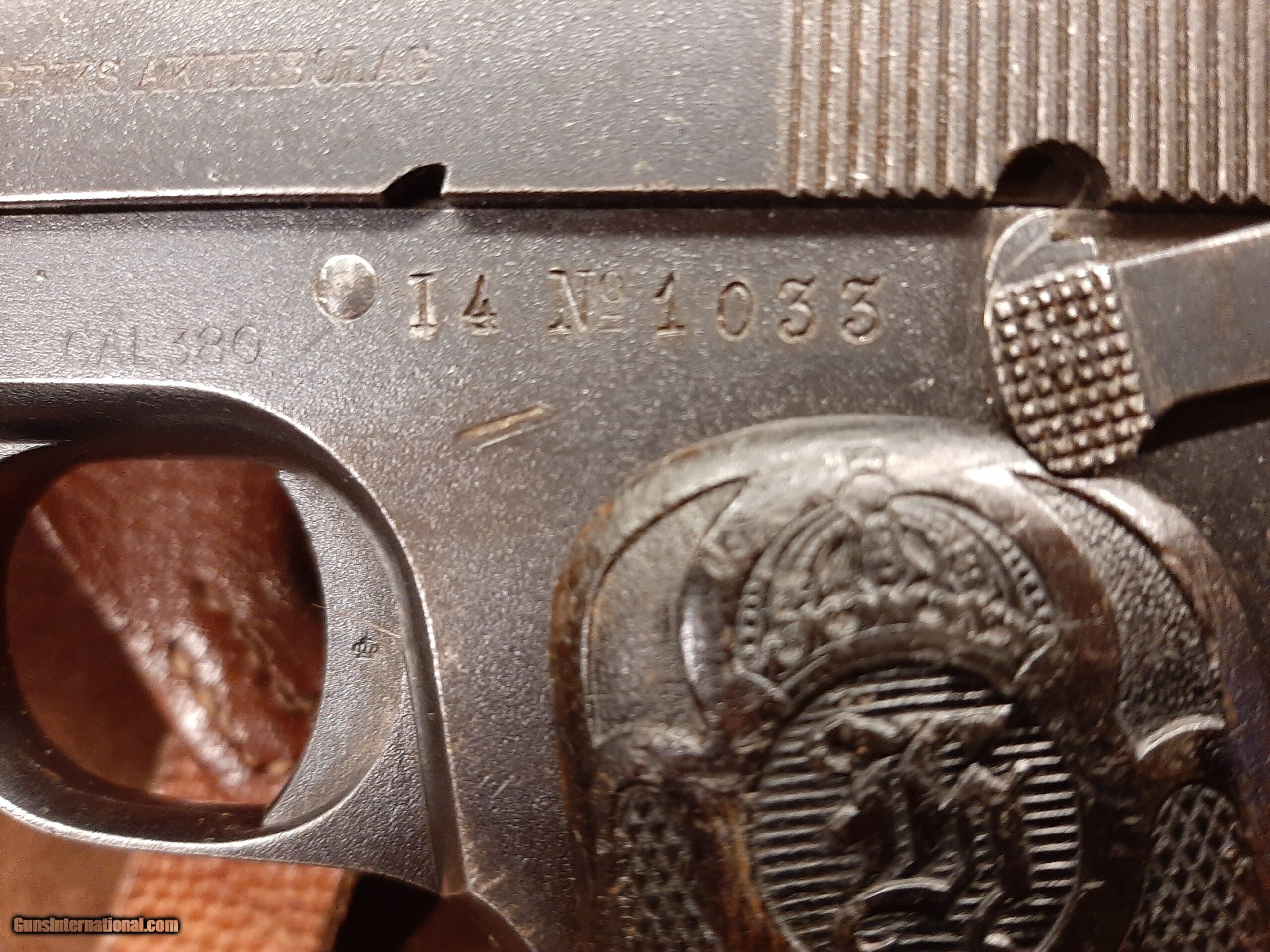 Husqvarna 1907 Service Pistol Rig WWII Vintage 