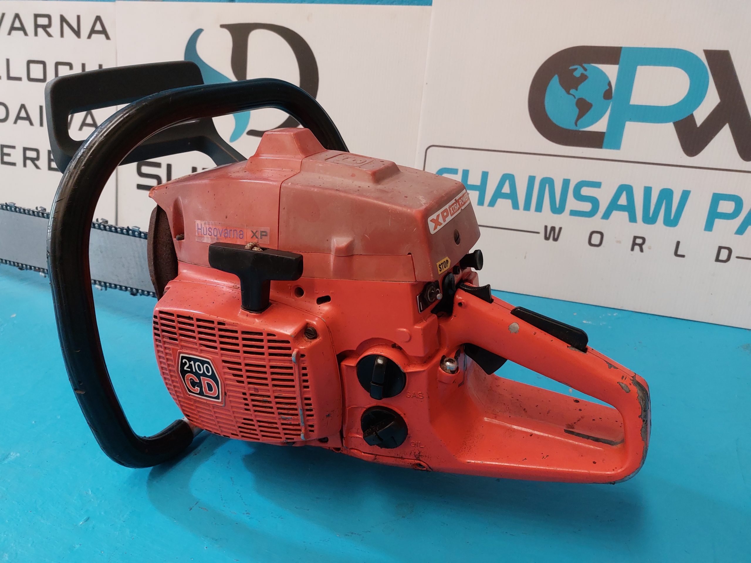HUSQVARNA 2100 CD With 42 Inch Bar Very Rare Saw 100cc Of GRUNT Chainsaw Parts World
