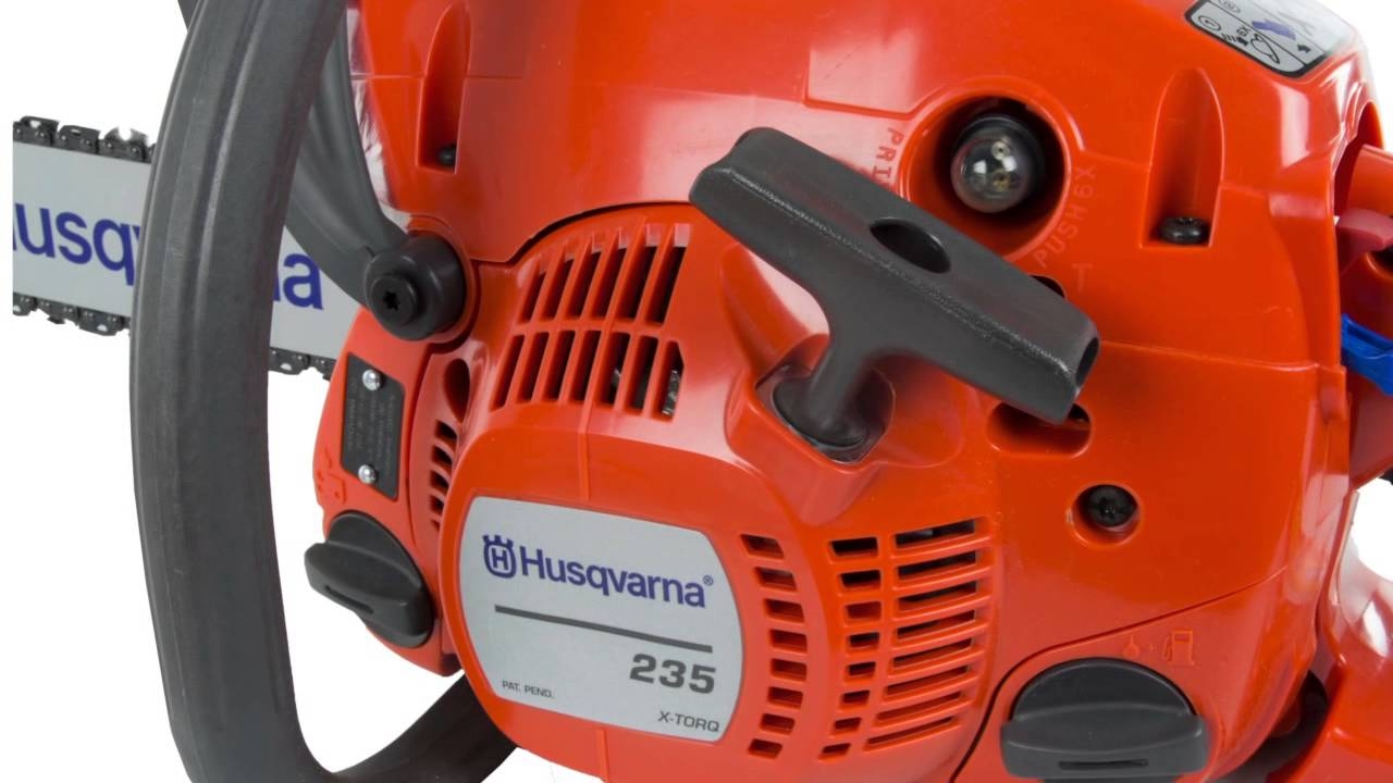Husqvarna 235 16 Inch 34cc Gas Powered 2 Cycle Chainsaw 235 16 CHAINSAW YouTube