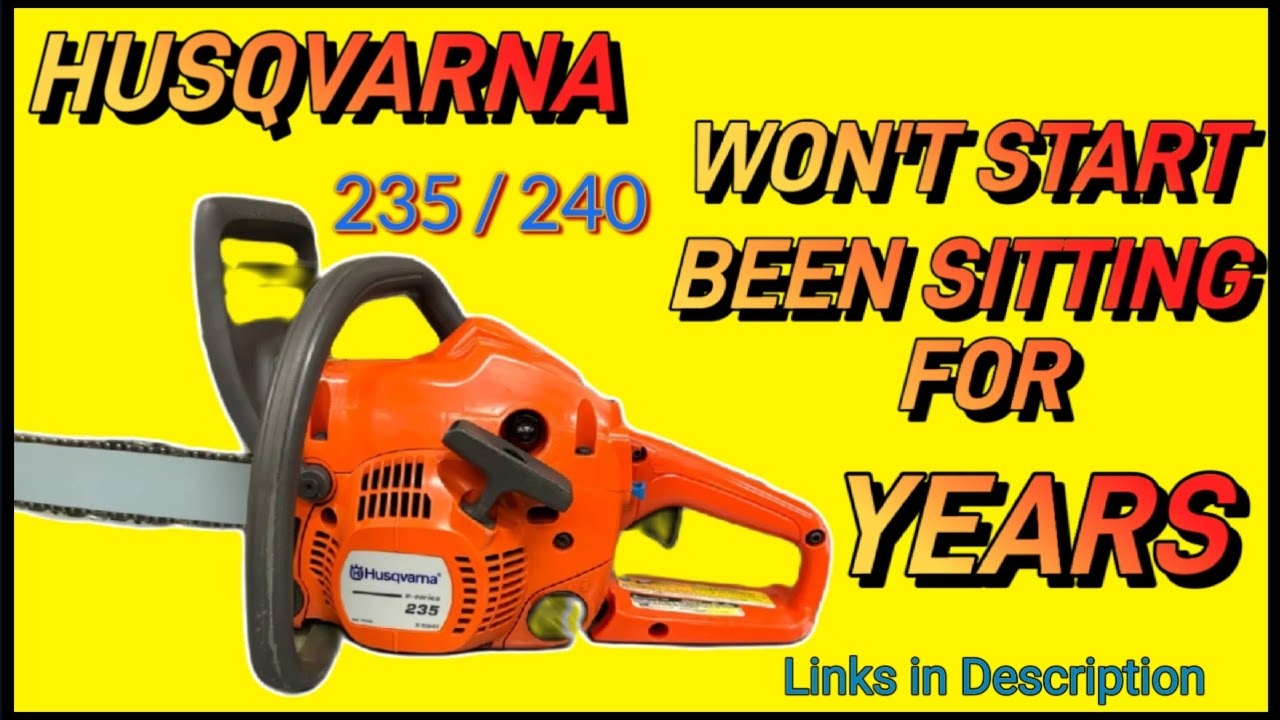 husqvarna 235 carburetor adjustment instructions