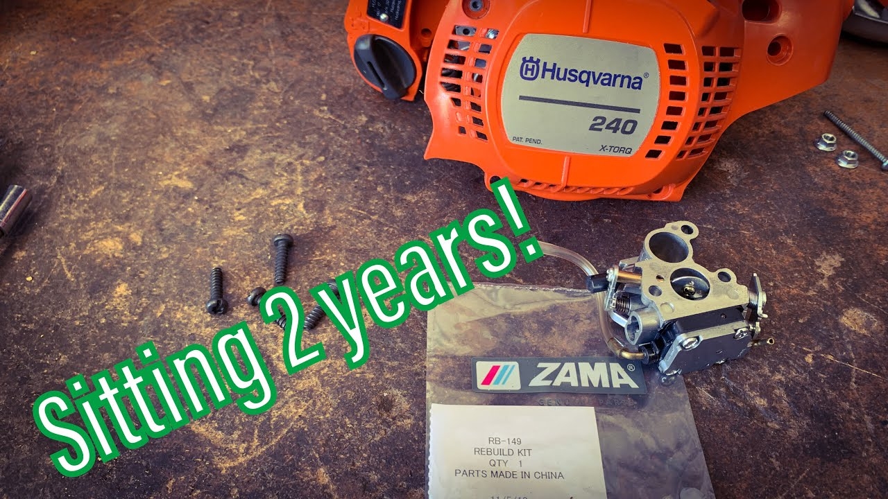 Husqvarna 240 Chain Saw Carb Rebuild And Dissassembly YouTube