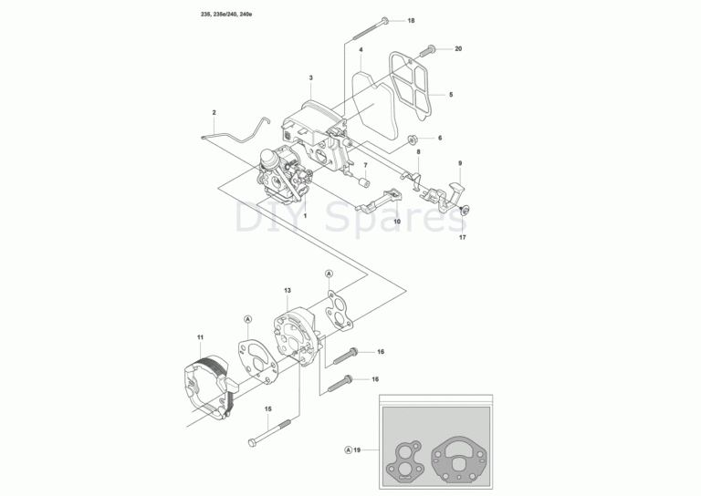 Husqvarna 240 Chainsaw 2008 Parts Diagram Page 9