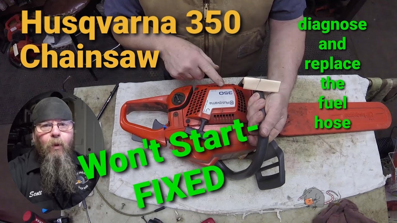 Husqvarna 350 Chainsaw Won t Start Fixed YouTube