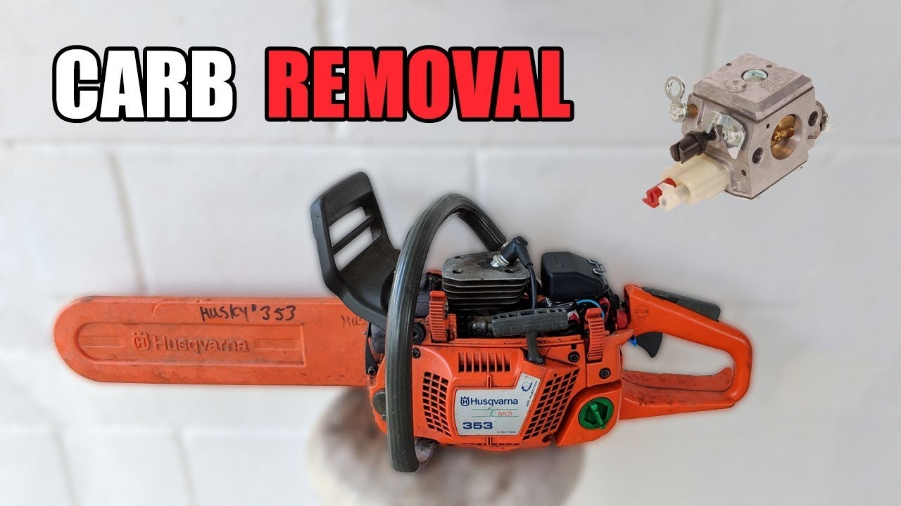 Husqvarna 353 Carburetor Replacement YouTube