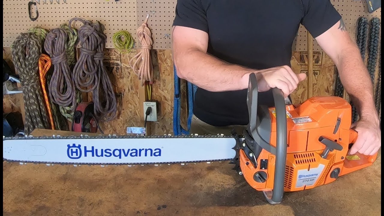 Husqvarna 372XP Unboxing Overview First Cuts YouTube