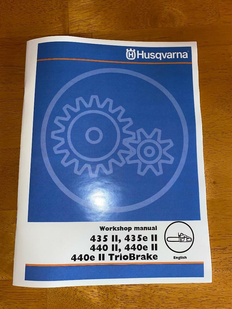 Husqvarna 435 440 II 435e 440e TrioBrake Chainsaw Service Workshop Manual EBay