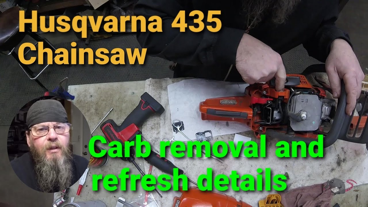 youtube husqvarna chainsaw repair carb cleaning