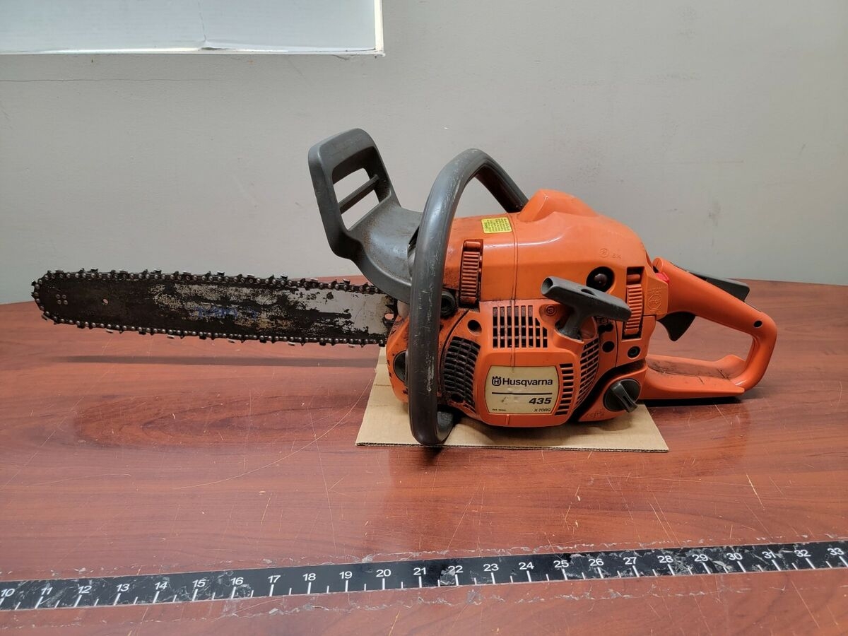 Husqvarna 435 X Torq 16 40 9cc Gas Powered Heavy Duty Chainsaw C x EBay