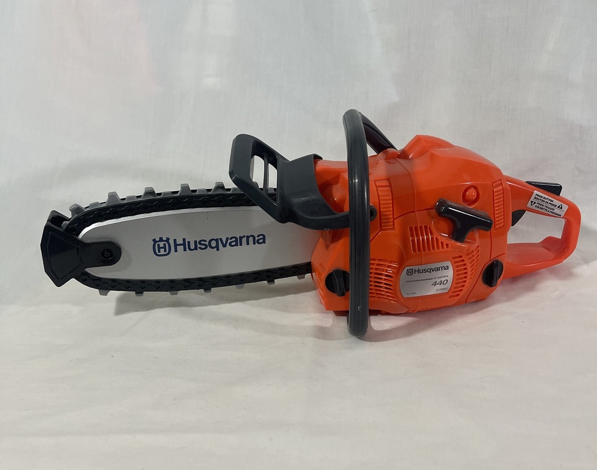 Husqvarna 440 Toy Kids 3 Battery Operated Chainsaw With Rotating Chain EBay