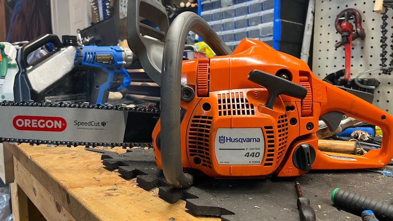 adjusting the idle on husqvarna 440